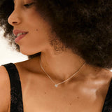 Pilgrim - EMMETT recycled crystals heart necklace