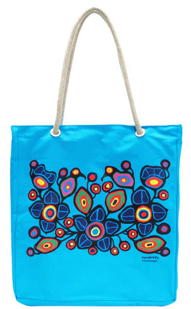 Norval Morrisseau Flowers and Birds Eco-Bag