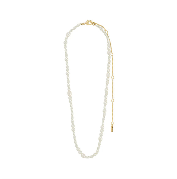Pilgrim - ELLIANA Freshwater Pearls & Glass Beads Necklace - Gold