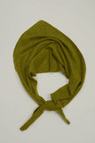 Soft Knit Triangle Shawl Scarf: Mocha