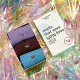 Socks that Save LGBTQ Lives | Boxed Set - Pride Gifts: Small