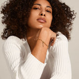 Pilgrim - Ronja Recycled Paperclip Chain Bracelet