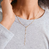 Pilgrim - BAYLEN recycled tiny coins y-necklace
