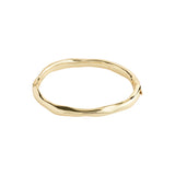 Pilgrim - LIGHT Recycled Wavy Bangle Bracelet - Gold