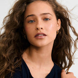 Pilgrim - HARRISON recycled wavy hoop earrings