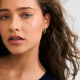 Pilgrim - HARRISON recycled wavy hoop earrings