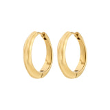 Pilgrim - HARRISON recycled wavy hoop earrings