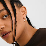 Pilgrim - HARRISON recycled wavy hoop earrings