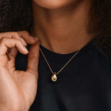Pilgrim - KAISYN recycled drop pendant necklace