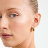 Pilgrim - KAISYN recycled droplet hoop earrings