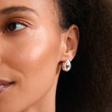 Pilgrim - KAISYN recycled droplet hoop earrings