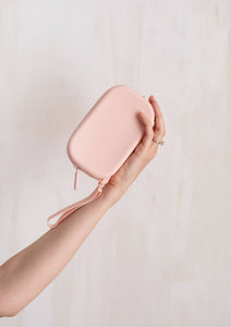 Silicone Makeup Bag (Small): Peach