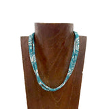 16'' L Silk feeling scarf Necklace