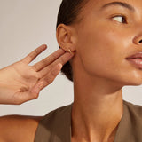 Pilgrim - Eddy Recycled Organic Shaped Small Hoops 15mm