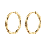 Pilgrim - Eddy Recycled Organic Shaped Large Hoops 23mm