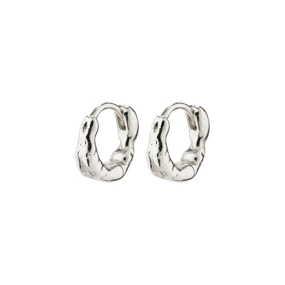 Pilgrim - Eddy Recycled Organic Shaped Mini Huggie Hoops 10mm