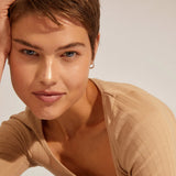 Pilgrim - Eddy Recycled Organic Shaped Small Hoops 15mm