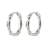 Pilgrim - Eddy Recycled Organic Shaped Medium Hoops 18mm