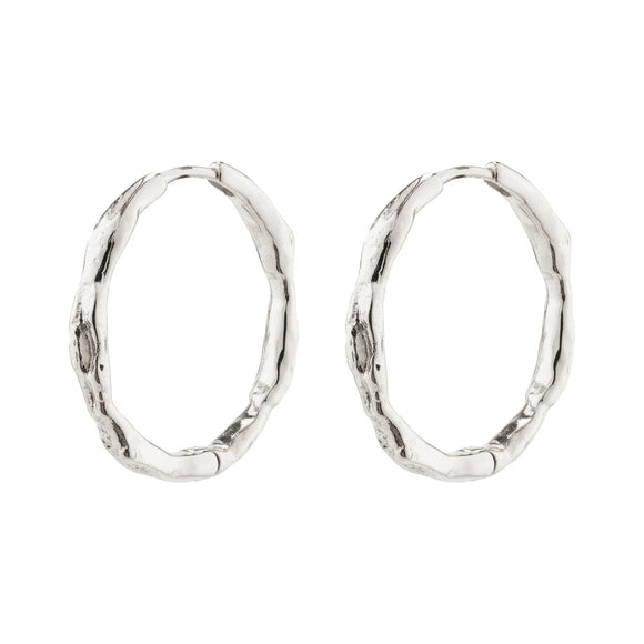 Pilgrim - Eddy Recycled Organic Shaped Large Hoops 23mm