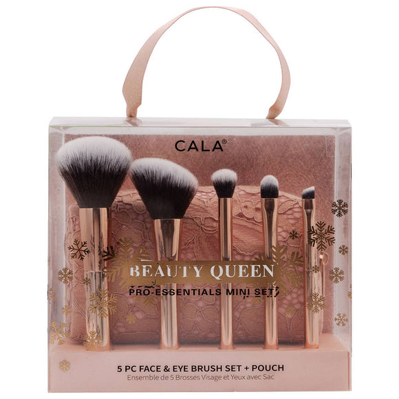 CALA Beauty Queen 5 Piece Brush Set Gift Holiday