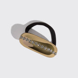 Kitsch - Holiday Metal Rhinestone Cloud Cuff - Medium