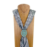 Blue Turquoise Stone Wild Rag Slide