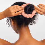 Kitsch - Recycled Fabric Cloud Scrunchies 3pc Set - Rosewood