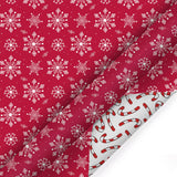 30" x 10' Holiday Reversible Wrapping Paper Bundle (4-pack) | Merry Santa Ho Ho