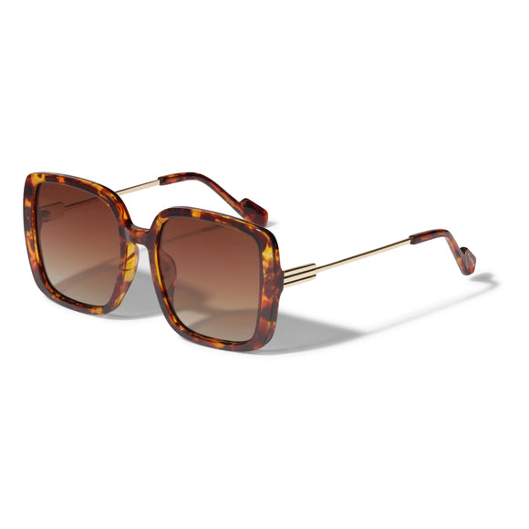 Pilgrim - ALIET sunglasses tortoise brown/gold