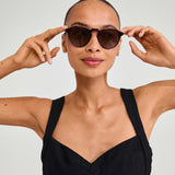 Pilgrim - ALEJANDRA sunglasses tortoise brown