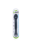 GoBites Duo - Portable Reusable Spork Utensil: Gray