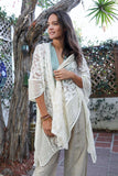 🌺 Floral Pattern Kimono - Perfect Summer Cover: Ivory