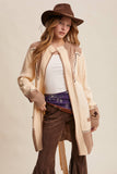 Western Horseshoe Belted Cardigan