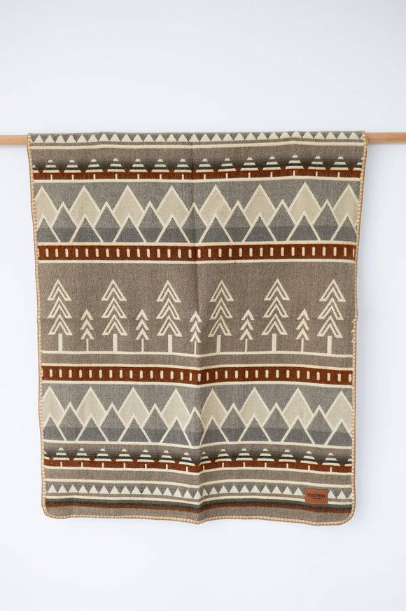 Tree Line Baby Blanket - Tiny Timber