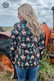 Western Grit Button Down Top