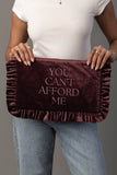 Panache - You Can't Afford Me Ruffle Travel Pouch