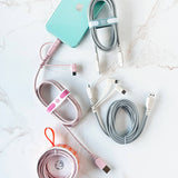 ECO CHARGE LONG RANGE™ 6' WOVEN USB-C CABLE