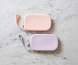 Silicone Makeup Bag (Small): Peach