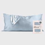 Satin Pillowcase King - Haze Blue