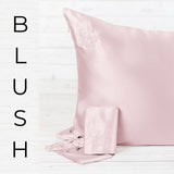 Blush Silks -Queen Size -100% Pure Mulberry Silk Pillowcase: Queen Size / Charcoal
