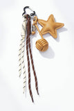 Bag charm and keychain Star: Brown / Synthetic