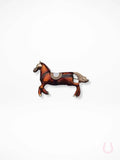 Bridle Up Horse Brooch