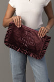 Panache - You Can't Afford Me Ruffle Travel Pouch