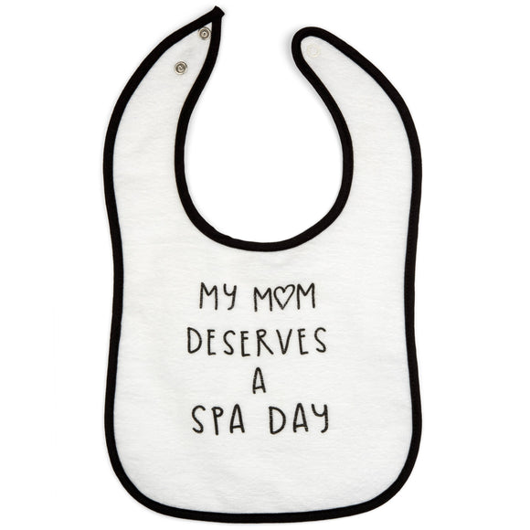 Mom Needs Spa Day Bib