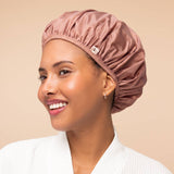 Kitsch - Shower Cap 2pc Set - Terracotta & Brown