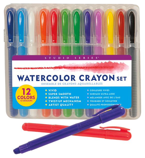 Studio Series - Watercolor Crayon Set (Set of 12)