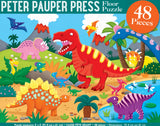 Peter Pauper Press - Dinosaurs Kids' Floor Puzzle