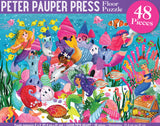 Peter Pauper Press - Mermaid Adventure Kids' Floor Puzzle