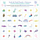 Peter Pauper Press - Unicorns Seek & Find 100-Piece Jigsaw Puzzle