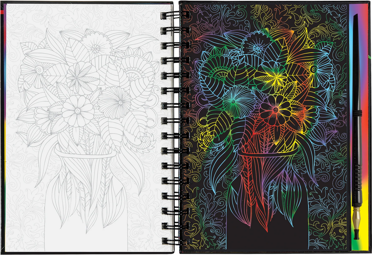 Scratch & Sketch - Extreme! Flowers Scratch and Sketch – WestJet Store